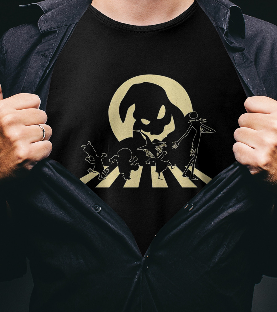 Nightmare Before Christmas Halloween Road T-Shirt