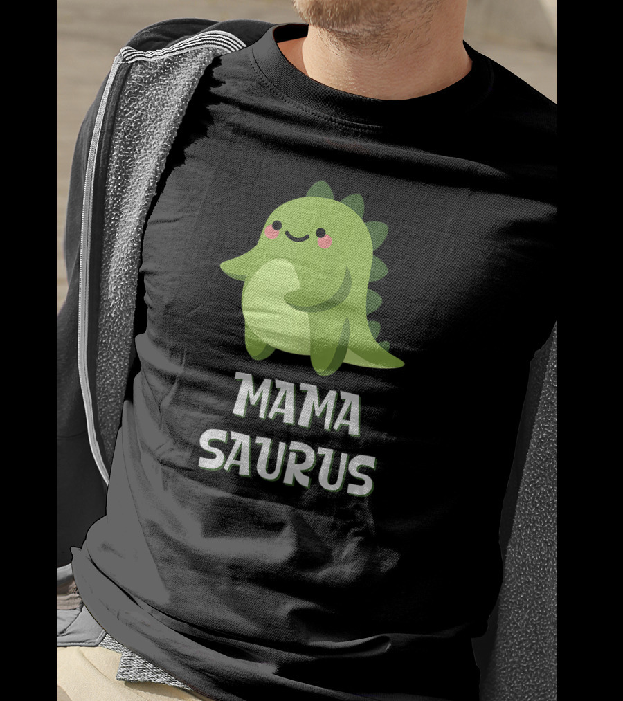 Mama Saurus Cute Dino Kawaii T-Shirt