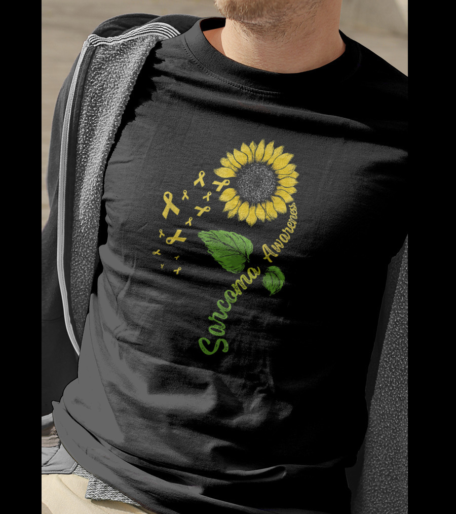 Sarcoma Cancer Awareness Survivor Flower Warrior T-Shirt