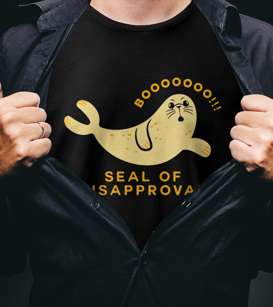 Booooooo Seal Of Disapproval T-Shirt