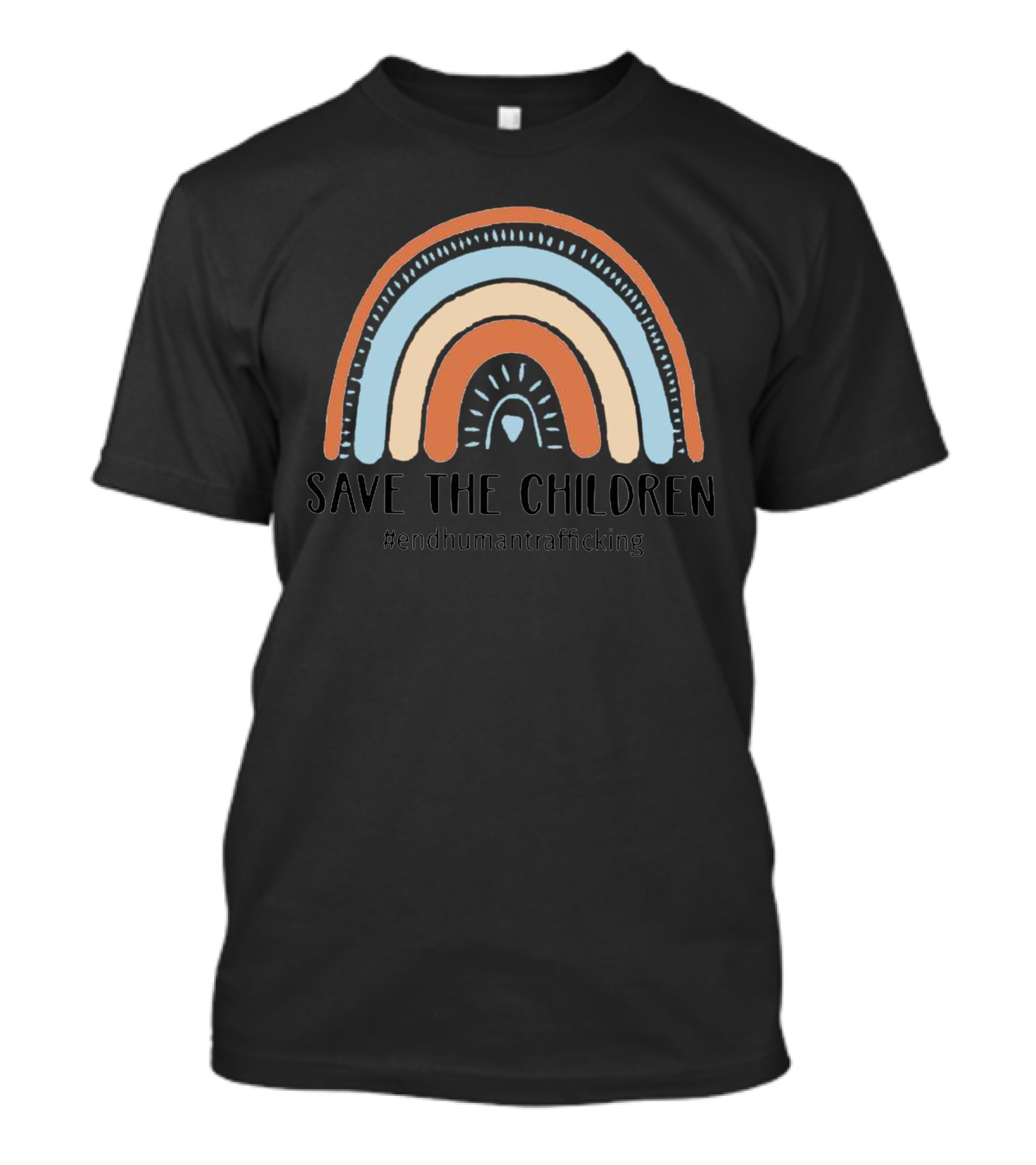 Save The Children #endhumantrafficking Rainbow T-Shirt