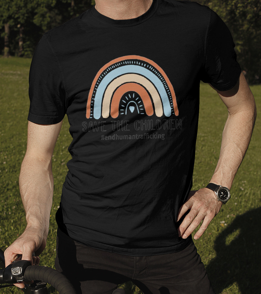 Save The Children #endhumantrafficking Rainbow T-Shirt