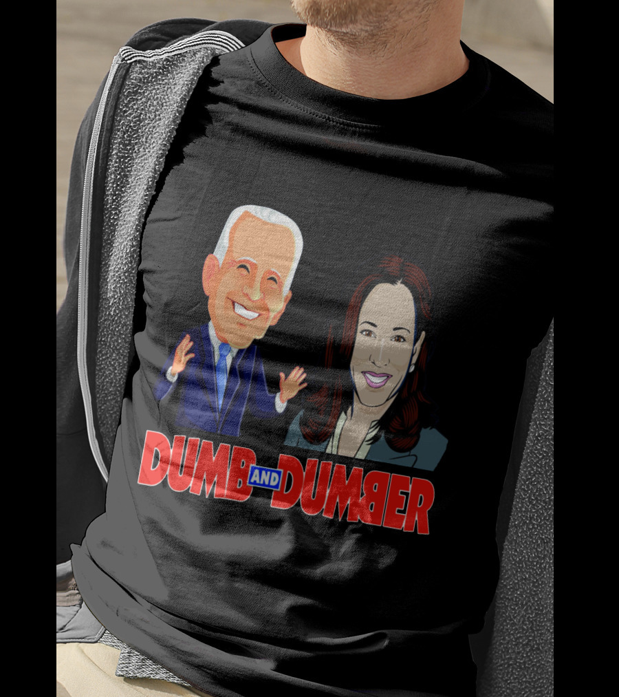 Dumb And Dumber Political Caricature Duo T-Shirt