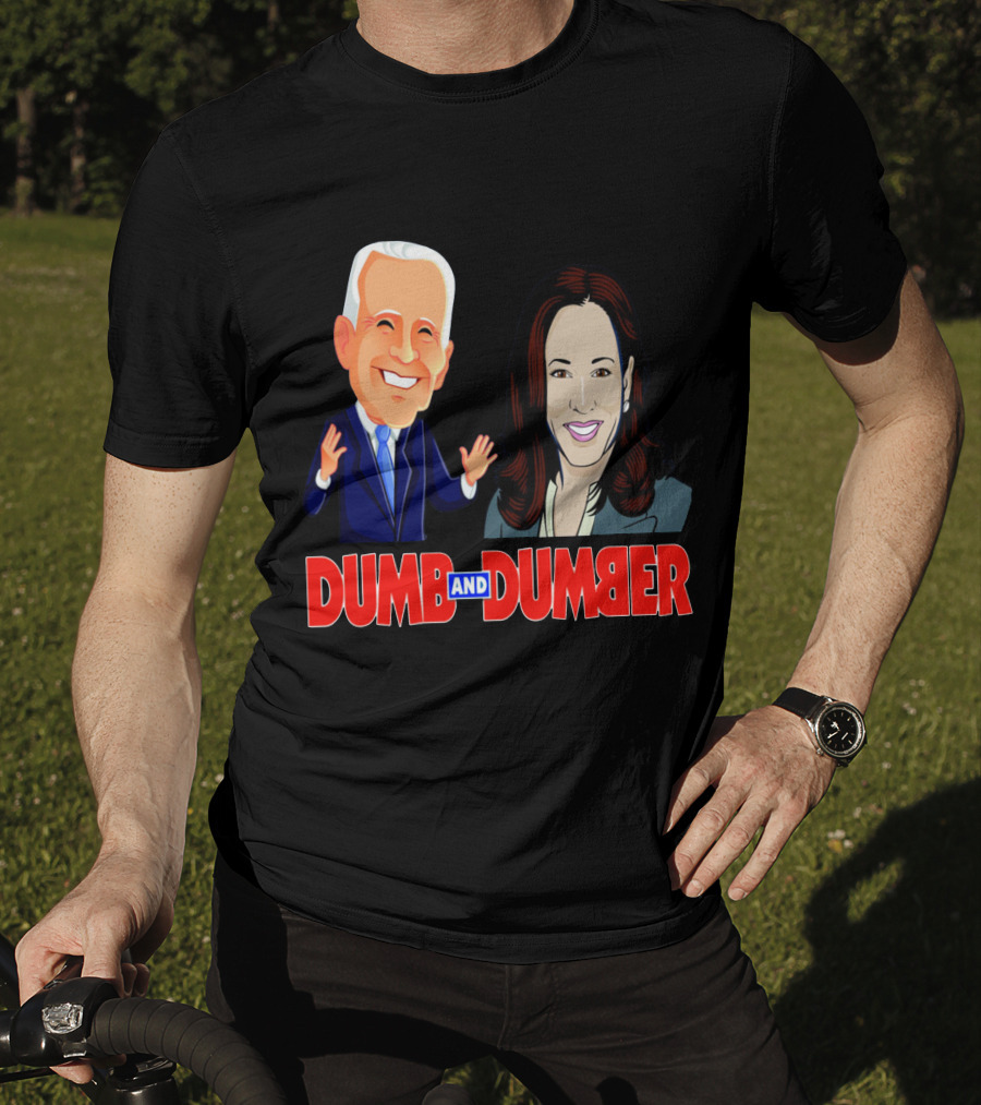 Dumb And Dumber Political Caricature Duo T-Shirt