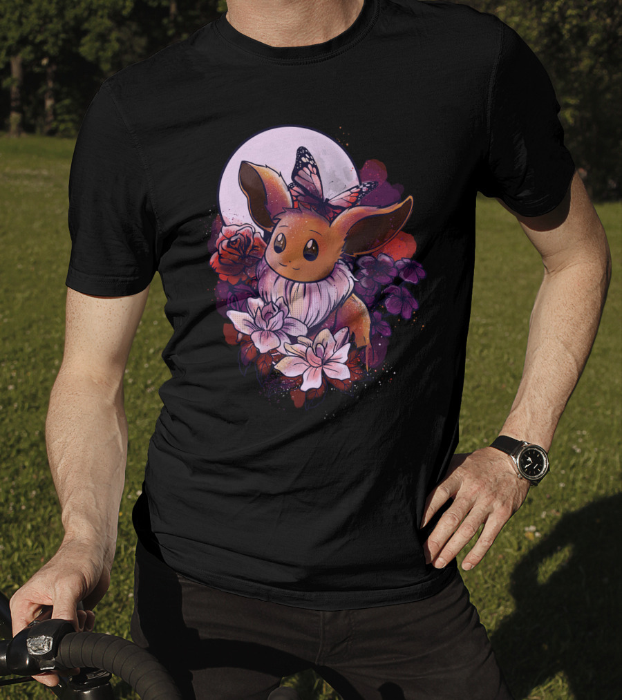 Eevee Moonlight Butterfly Blossoms T-Shirt