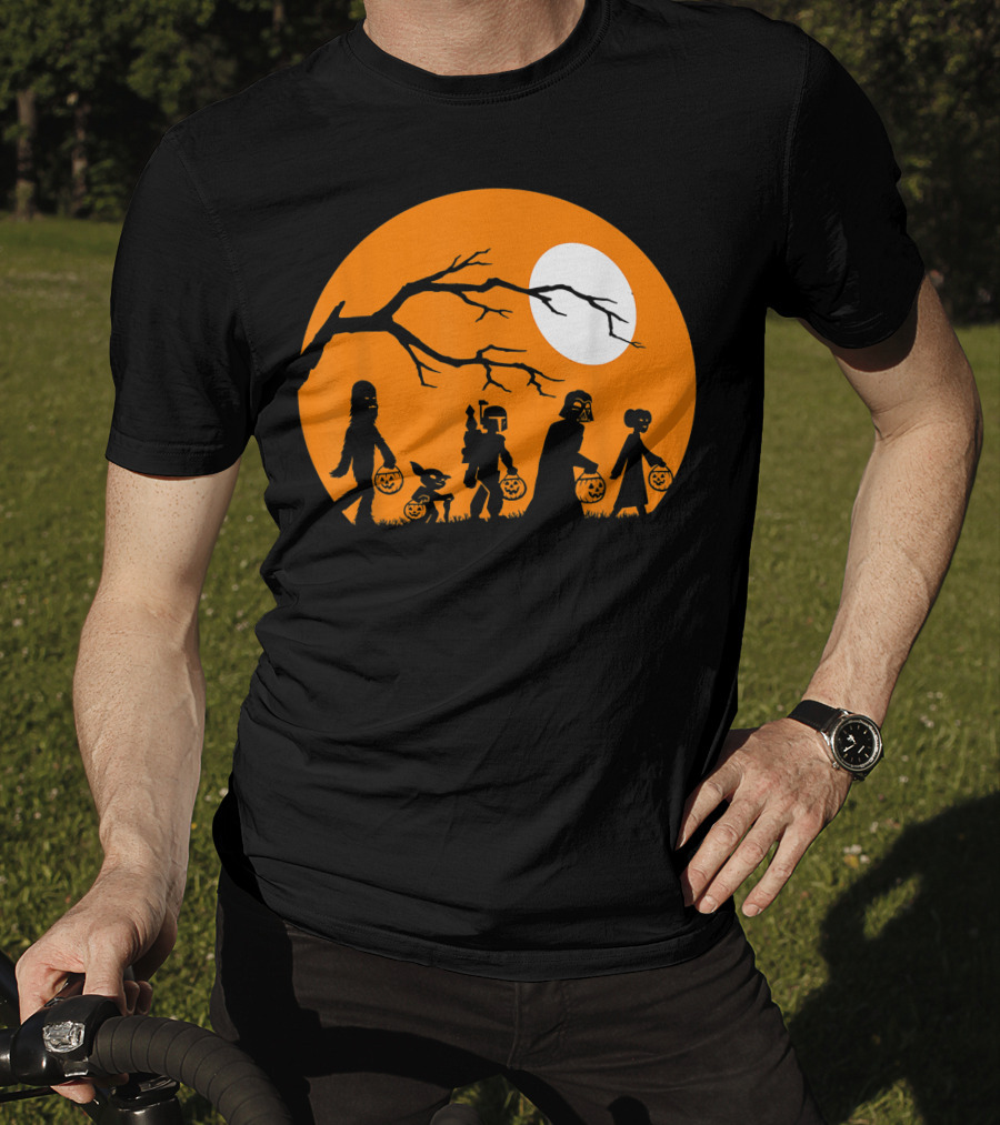 Trick Or Treat Halloween Characters Star Wars T-Shirt