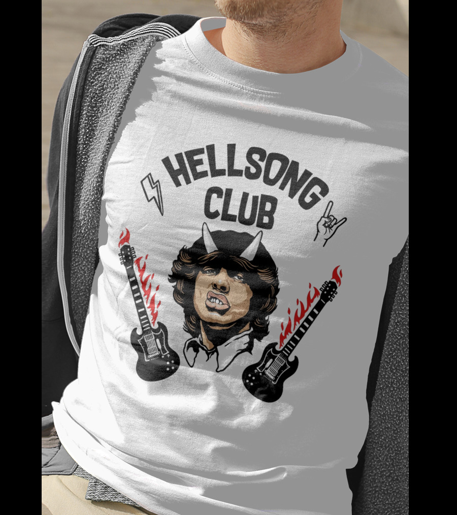 HELLSONG CLUB Rocking Guitar Devil Vibes T-Shirt