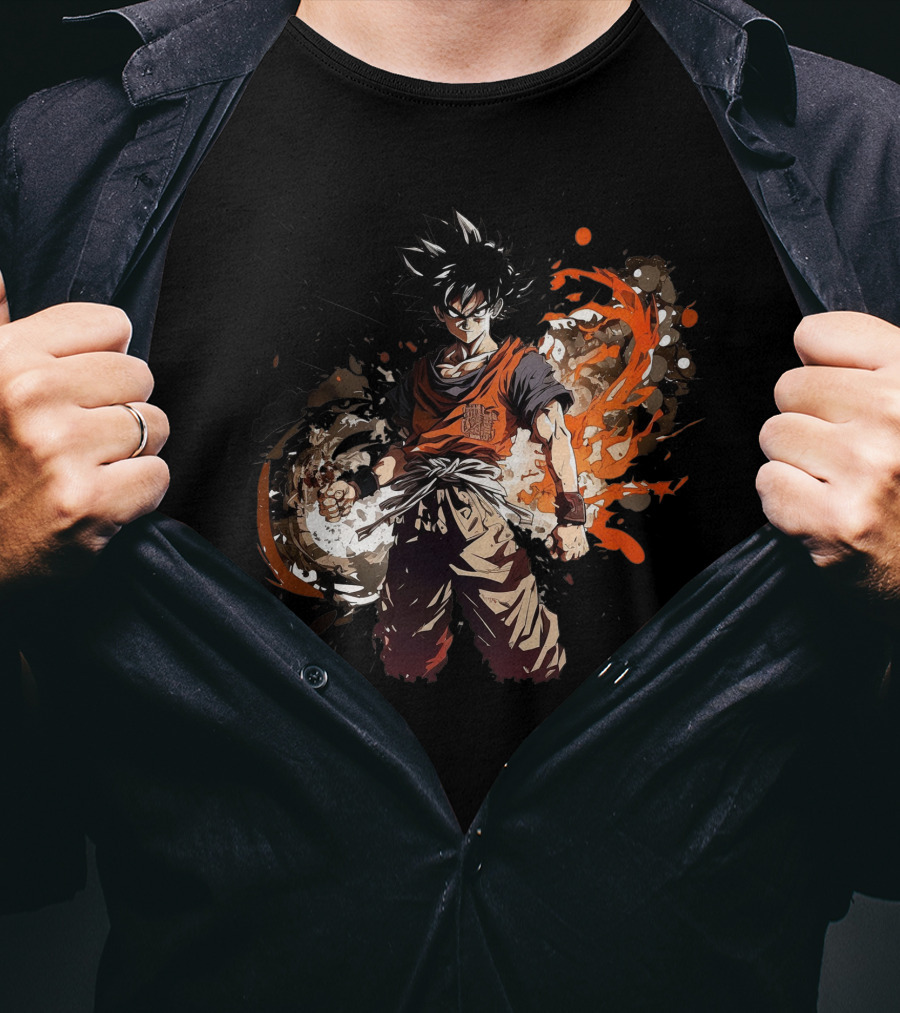 Songoku Dragon Ball Power Stance T-Shirt