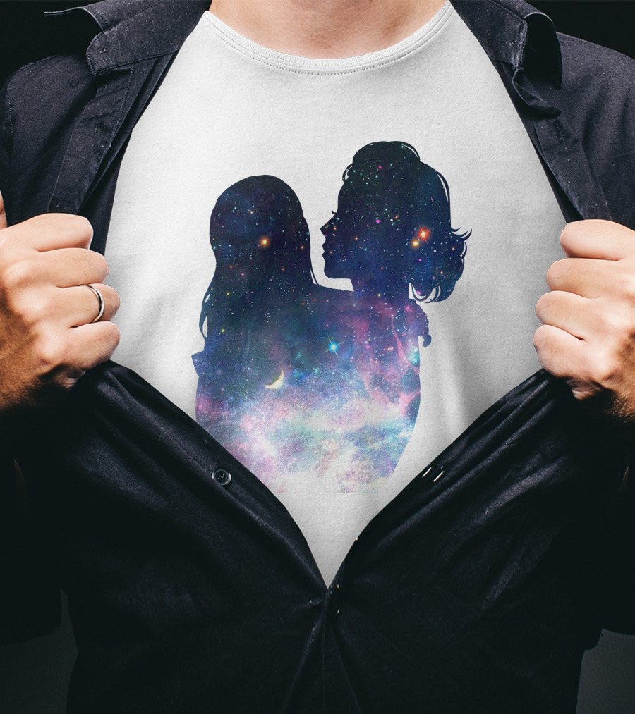 Mother Love In Me Celestial Galaxy T-Shirt