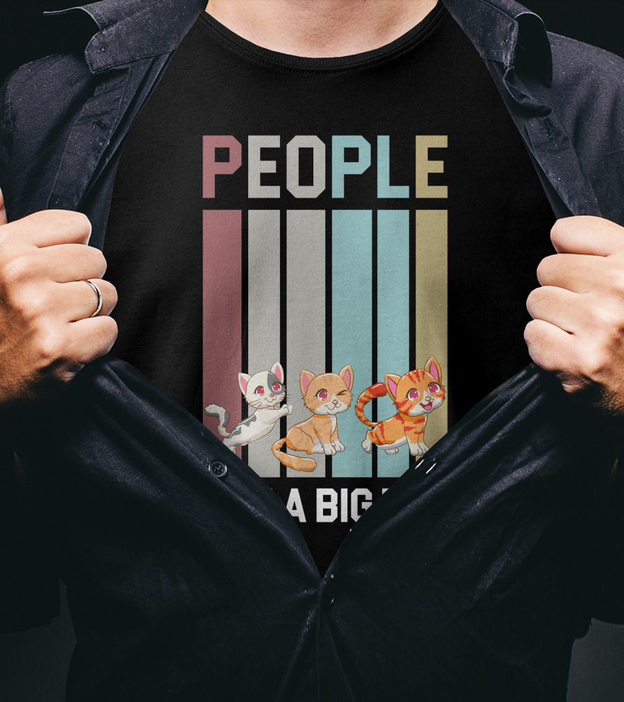 People Not A Big Fan Cat Cat Cat T-Shirt
