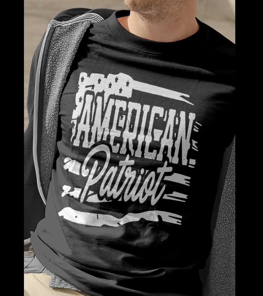 American Flag Patriot USA Decor Party American Patriotic Party T-Shirt