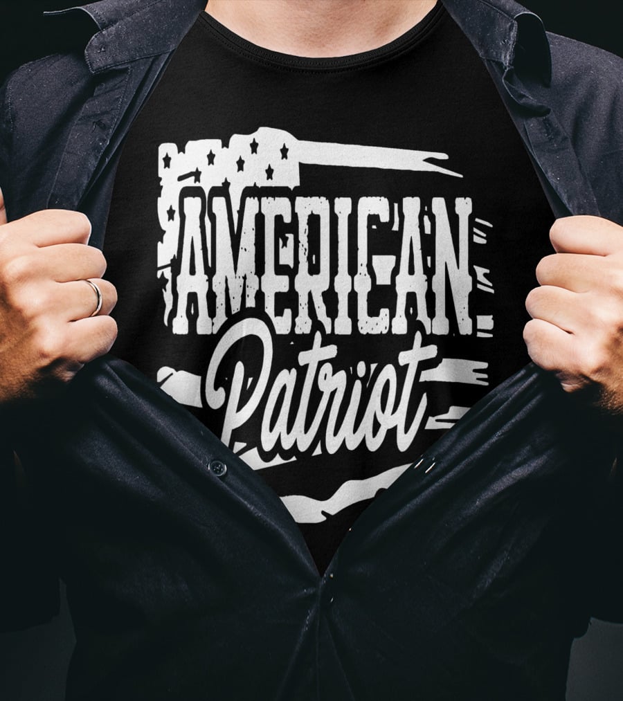 American Flag Patriot USA Decor Party American Patriotic Party T-Shirt