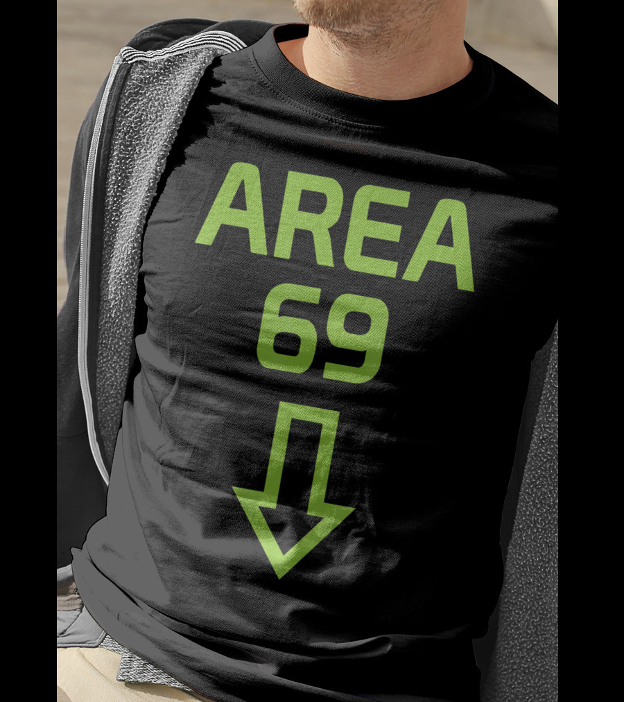 AREA 69 Down Arrow T-Shirt