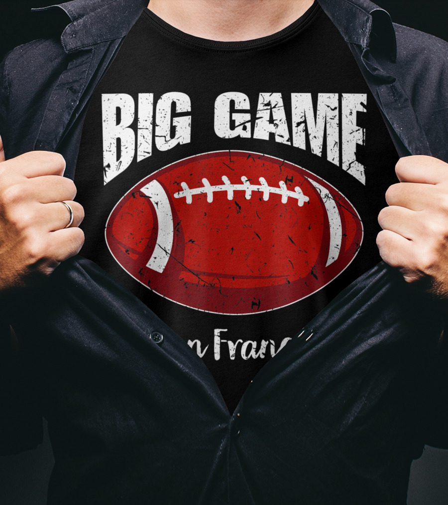 Big Game In San Francisco Vintage Football T-Shirt