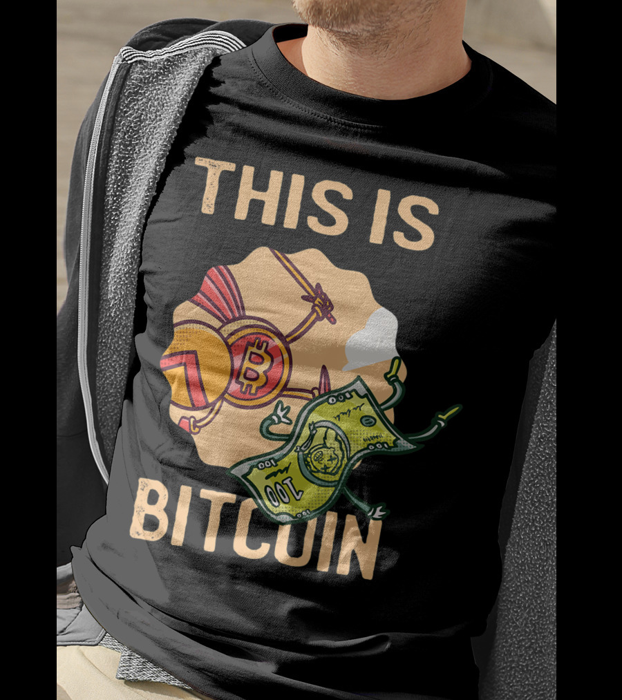 This Is Bitcoin Crypto Hodl Hold Shares Spartan Capital Bull Bear T-Shirt