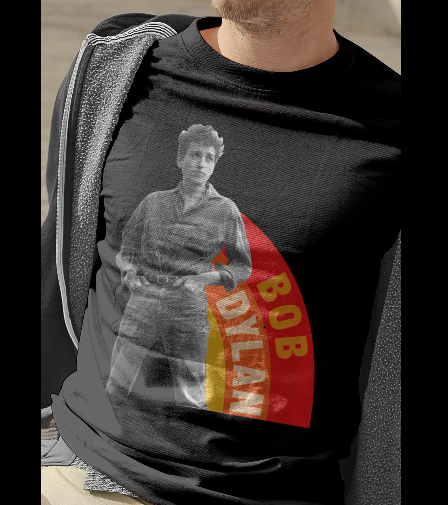 Bob Dylan Rainbow Photo T-Shirt