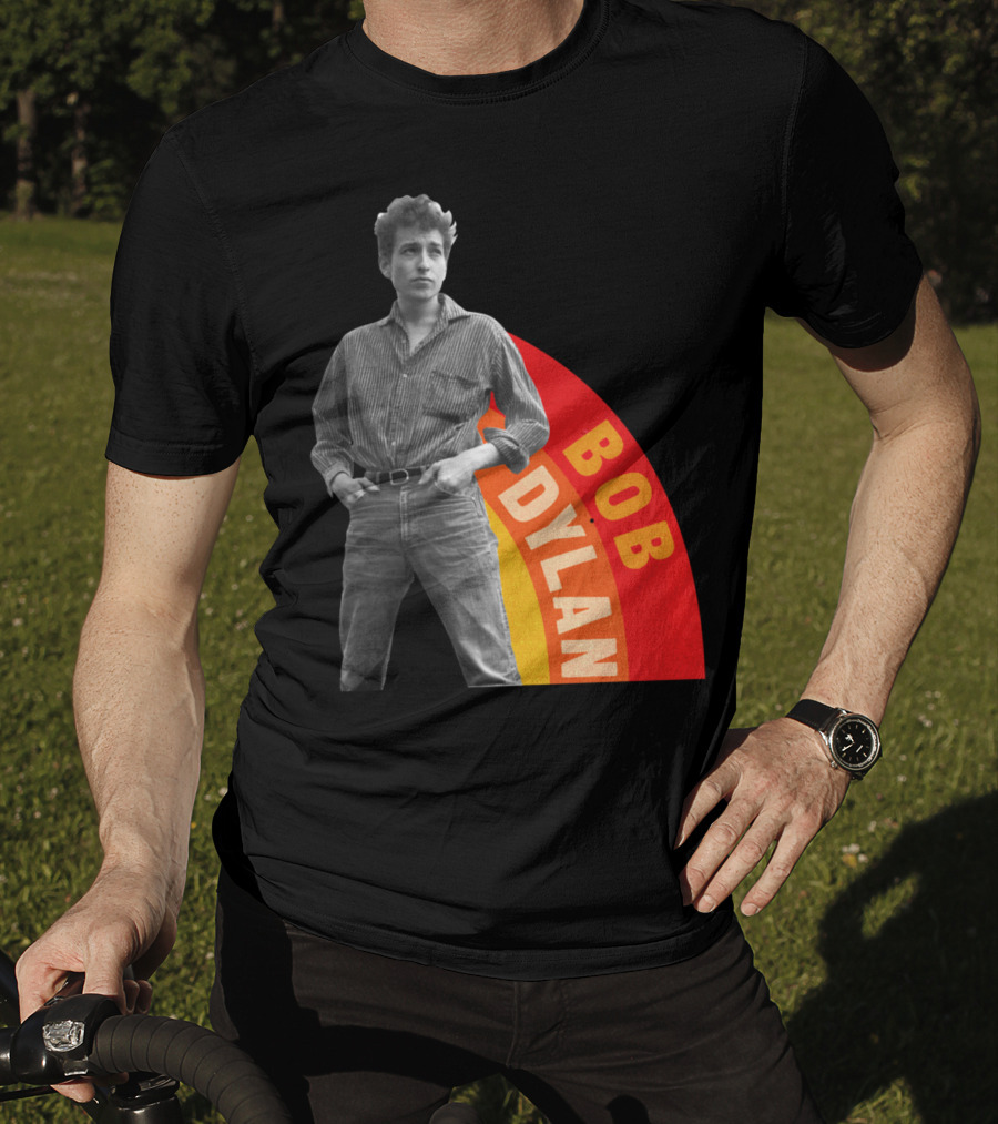 Bob Dylan Rainbow Photo T-Shirt