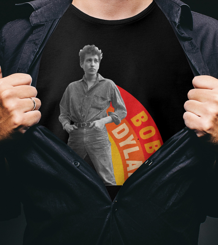 Bob Dylan Rainbow Photo T-Shirt