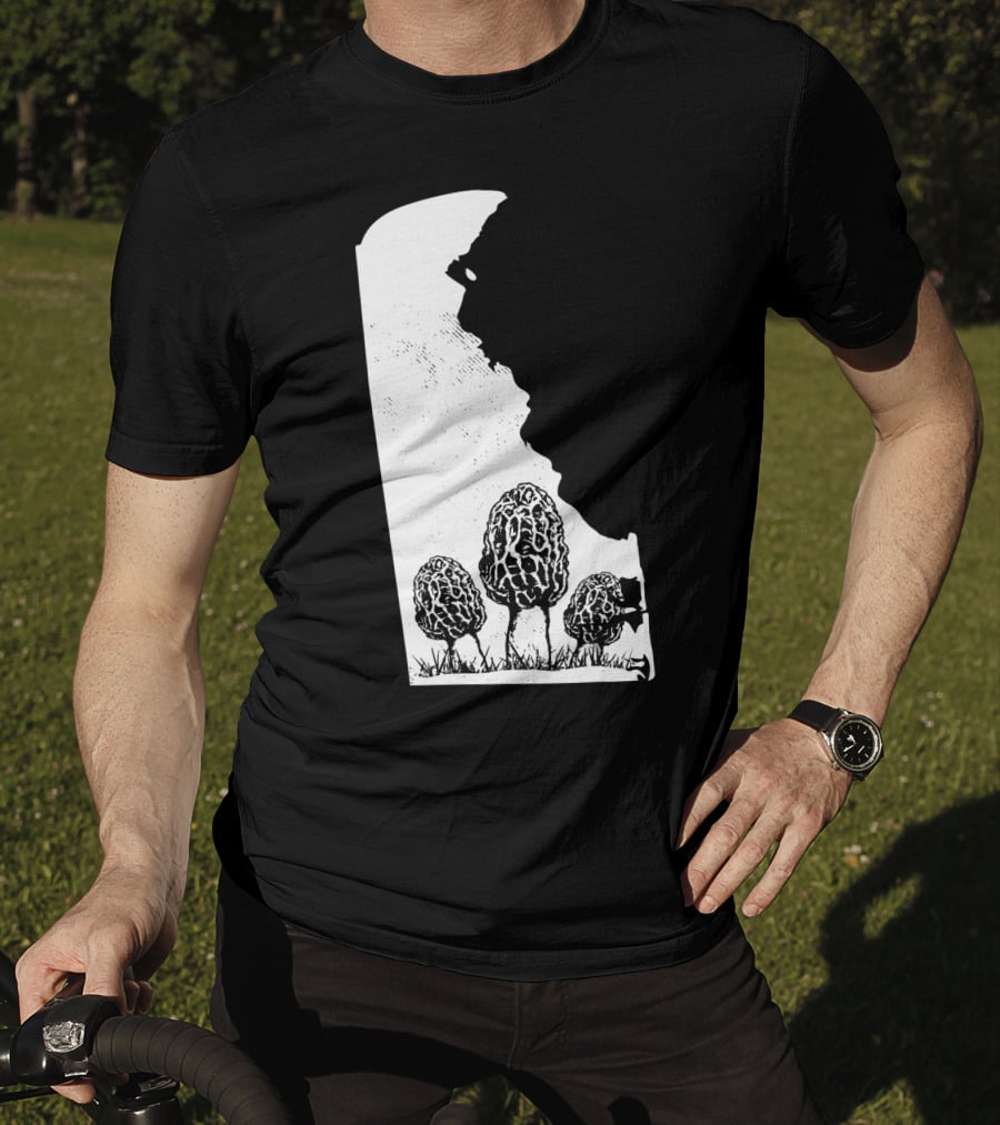Delaware Morel Mushroom Hunting Foraging Shrooming Hunter Exploration T-Shirt