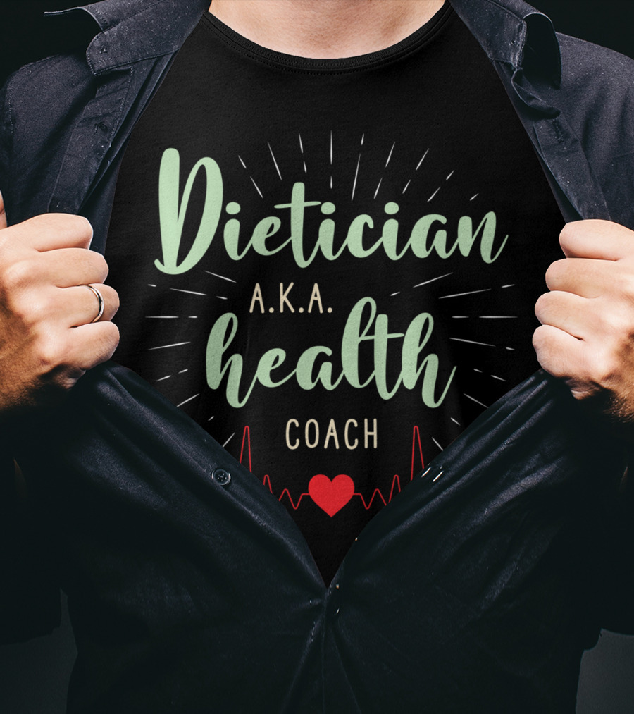 Dietician AKA Health Coach Heartbeat T-Shirt