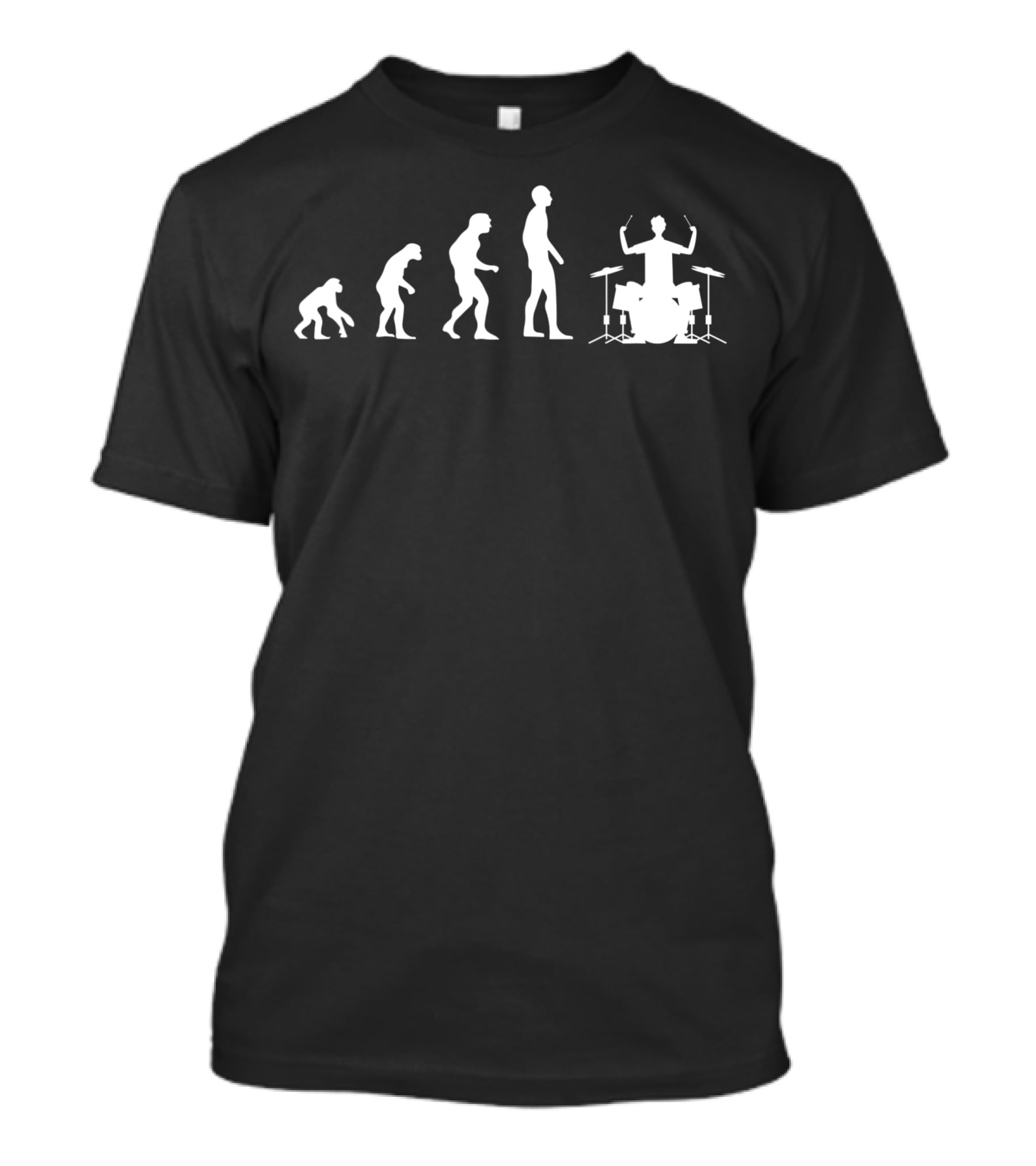 Drummer Evolution Drum Band Journey T-Shirt