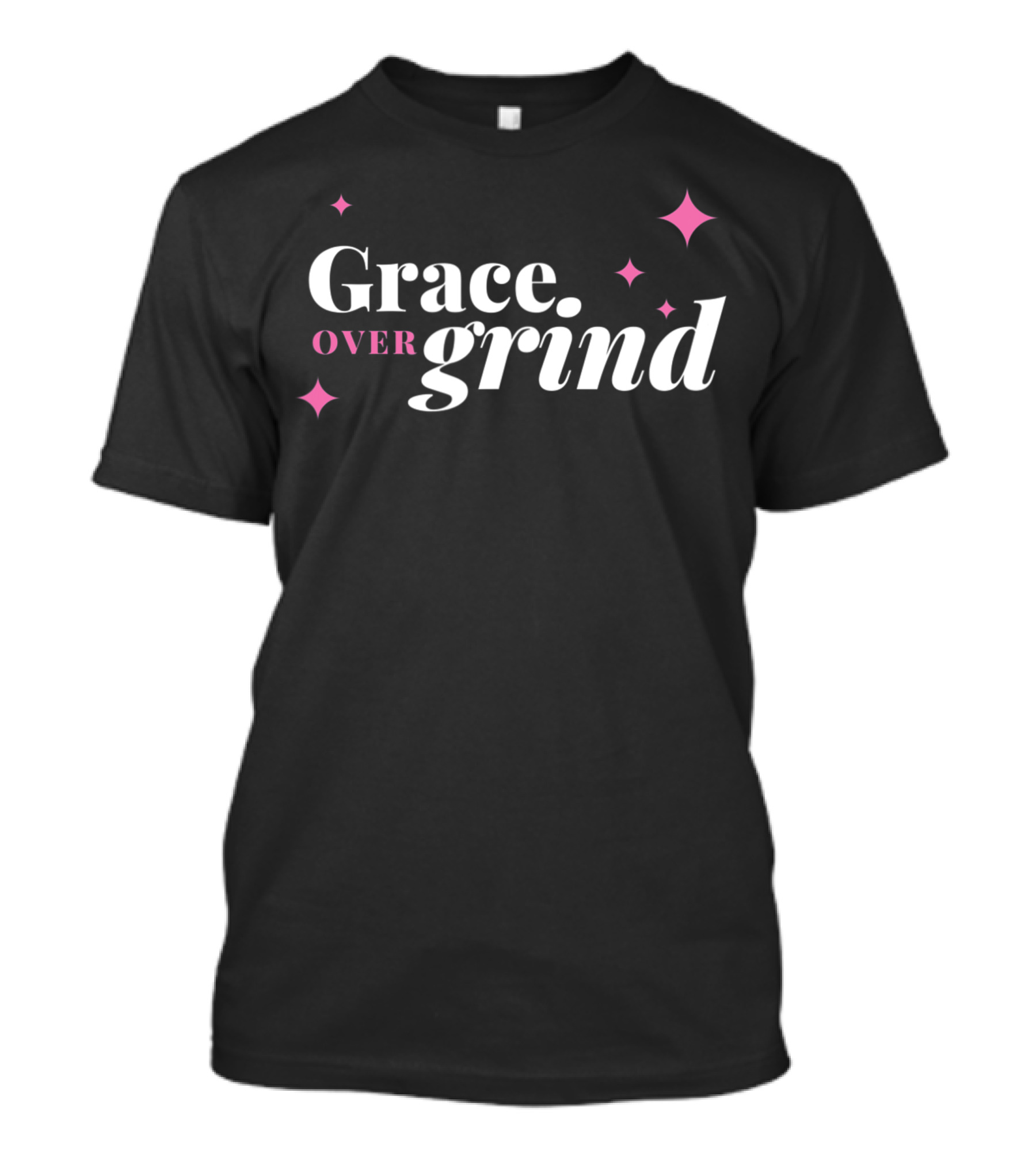 Grace Over Grind Christian Stars And Elegance T-Shirt