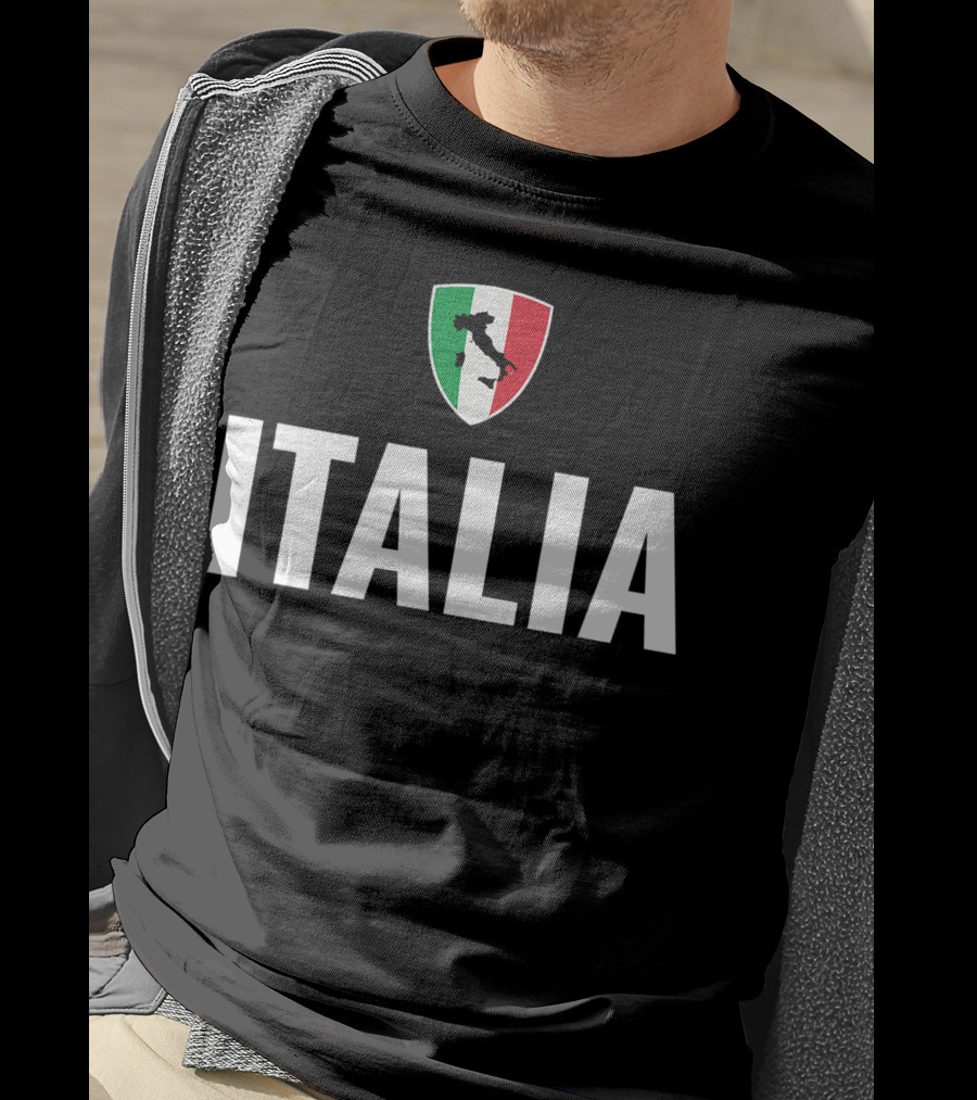 Italia Flag Italia Shield Italia T-Shirt
