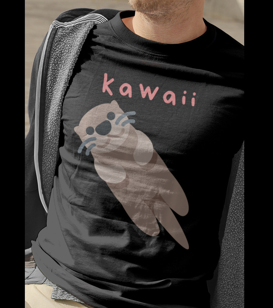 Kawaii Japanese Cute Sea Otter T-Shirt
