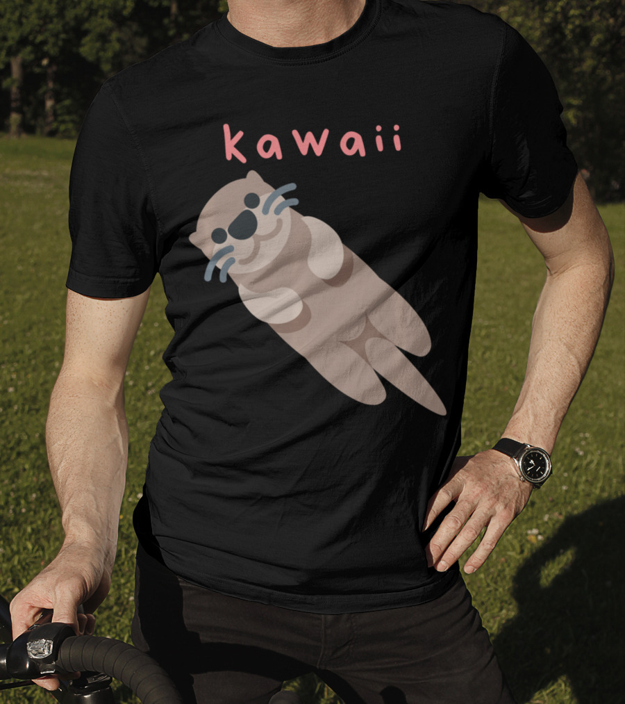 Kawaii Japanese Cute Sea Otter T-Shirt