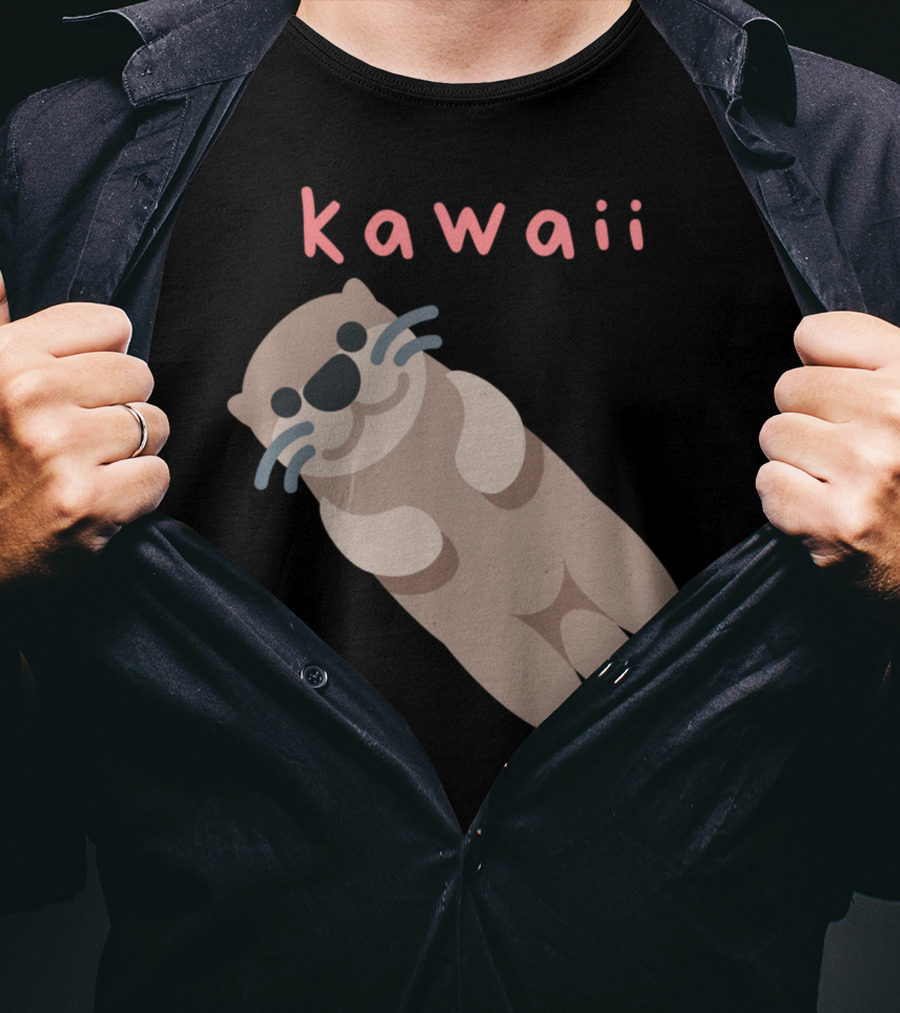 Kawaii Japanese Cute Sea Otter T-Shirt