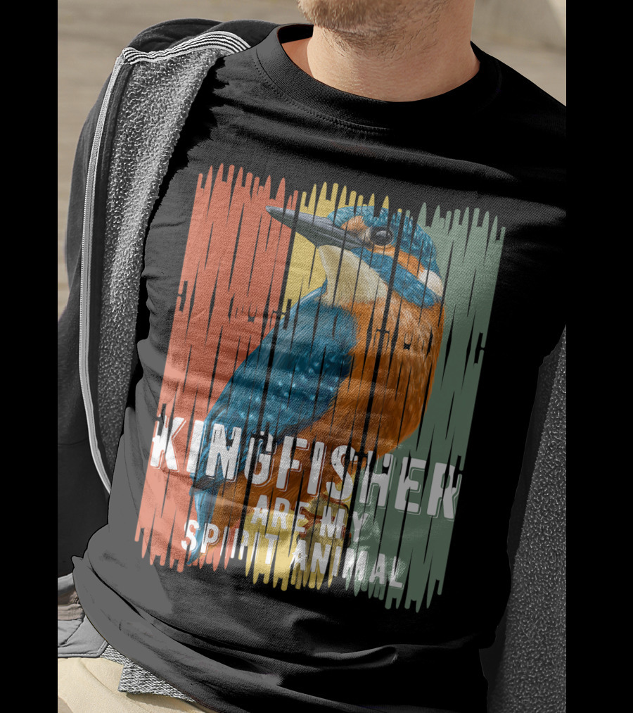 Kingfisher Are My Spirit Animal T-Shirt