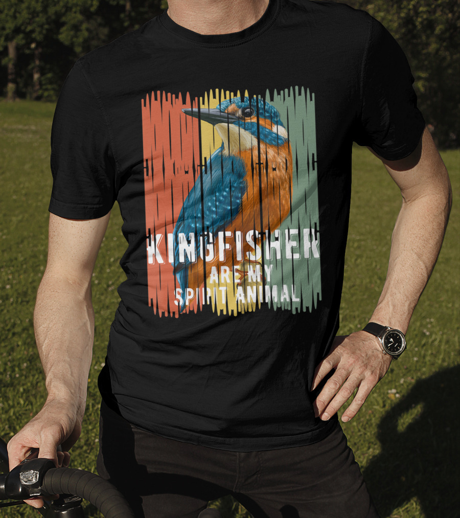 Kingfisher Are My Spirit Animal T-Shirt
