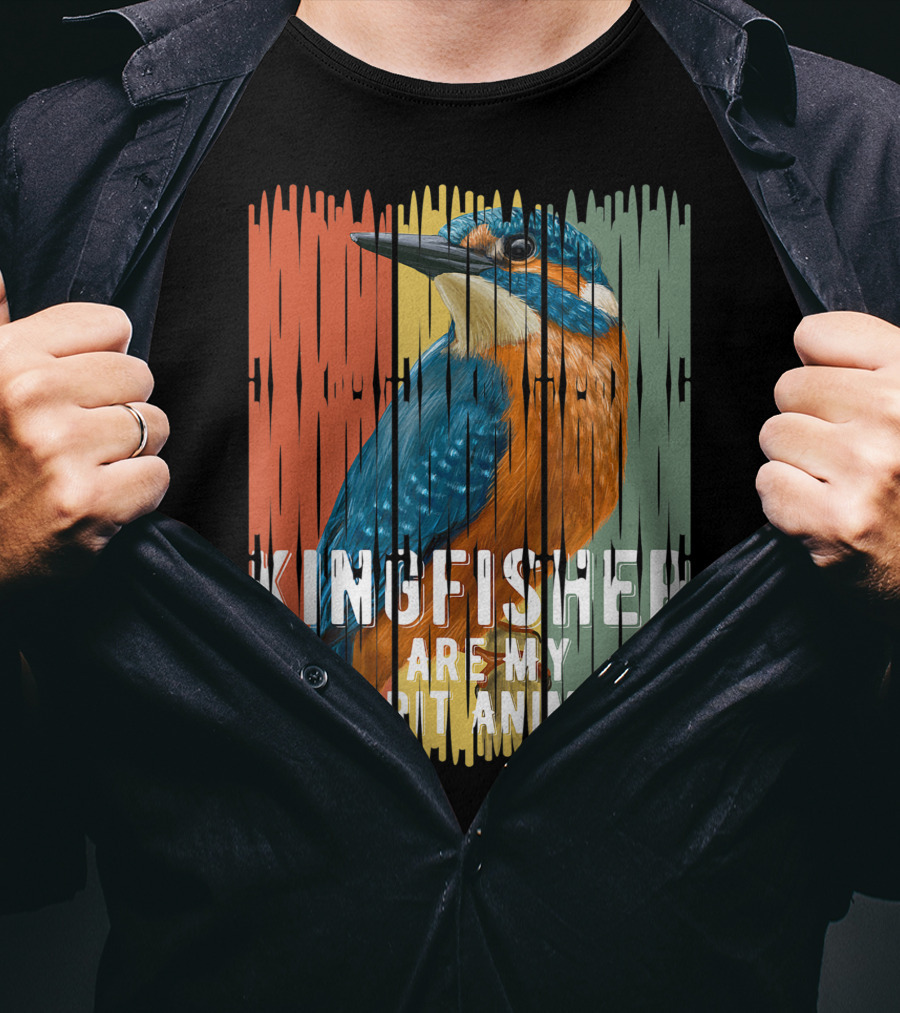 Kingfisher Are My Spirit Animal T-Shirt
