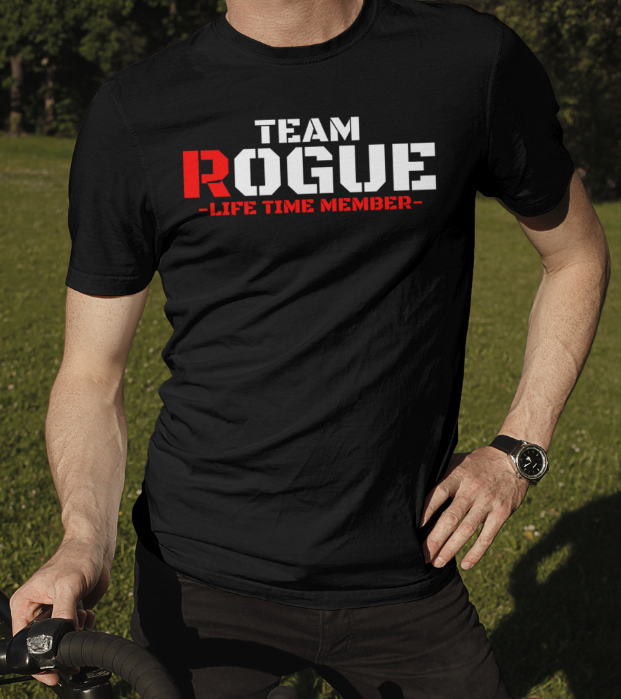 Team Rogue Life Time Member Military Style Gym Fitness Workout Training Patriotic USA T-Shirt