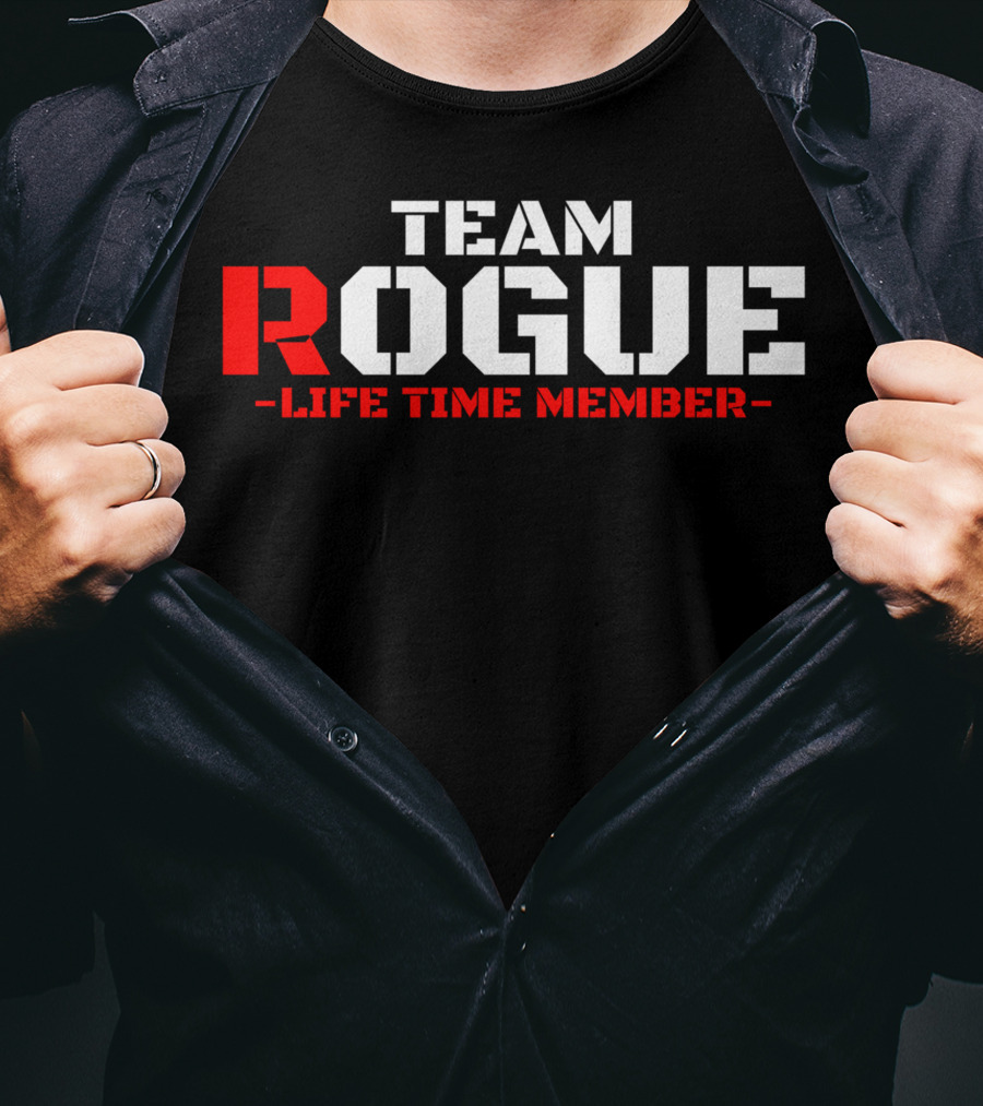 Team Rogue Life Time Member Military Style Gym Fitness Workout Training Patriotic USA T-Shirt