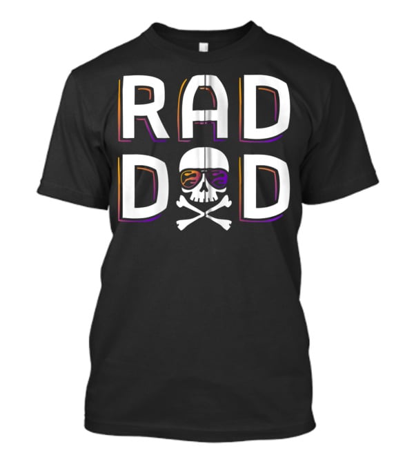 Ripple Junction Rad Dad Skull With Sunglasses T-Shirt