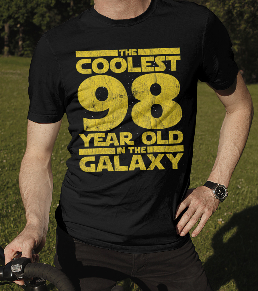 The Coolest 98 Year Old In The Galaxy Sci Fi 1923 Mens Womens Birthday T-Shirt
