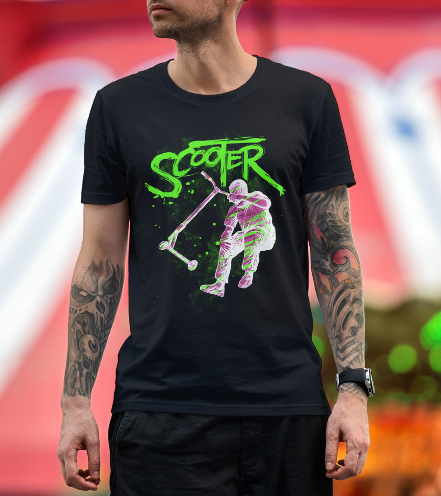 Scooter Neon Jump Action T-Shirt