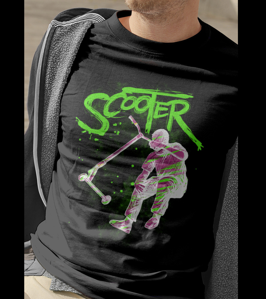 Scooter Neon Jump Action T-Shirt