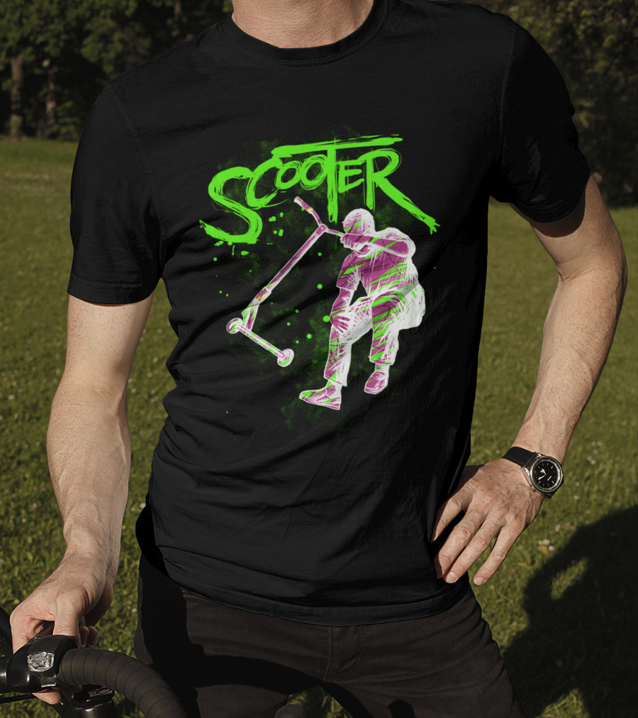 Scooter Neon Jump Action T-Shirt