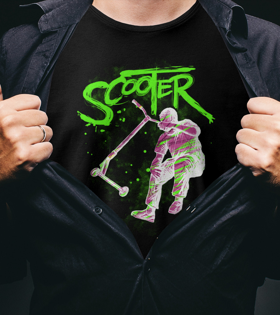 Scooter Neon Jump Action T-Shirt