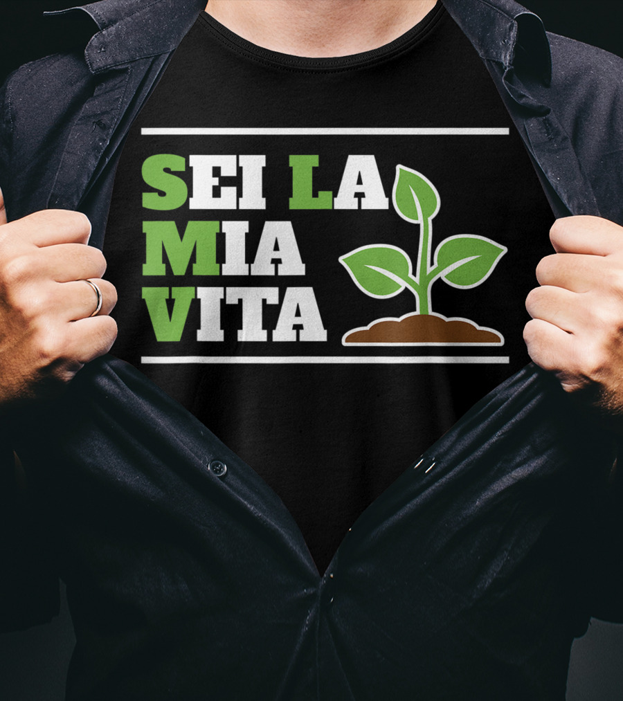 Sei La Mia Vita Italia SMV Plant T-Shirt