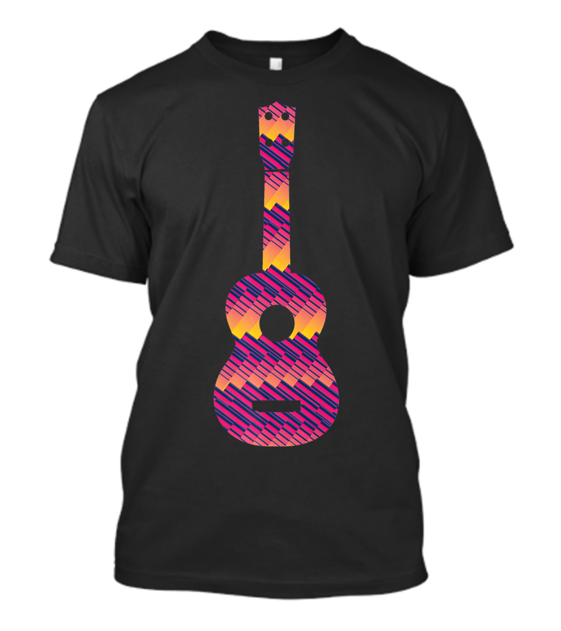 Tie Dye Sunset Guitar T-Shirt