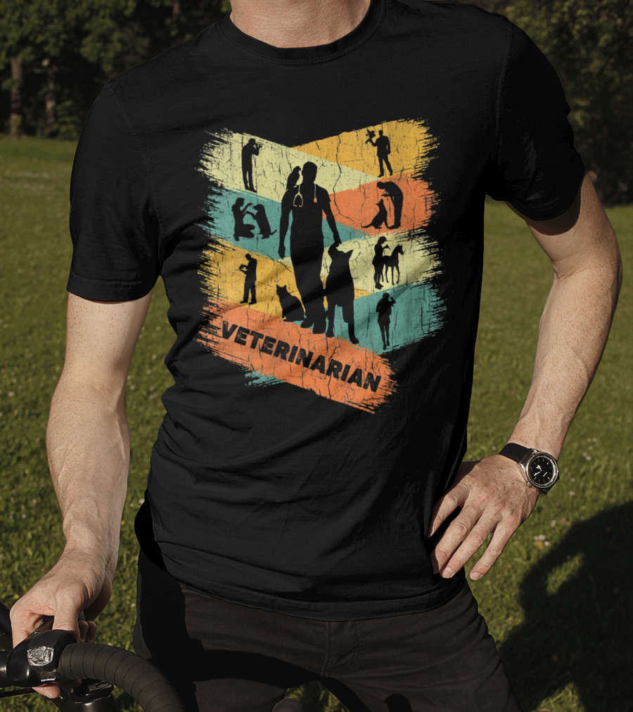 Retro Veterinarian Veterinary Vintage Vet T-Shirt