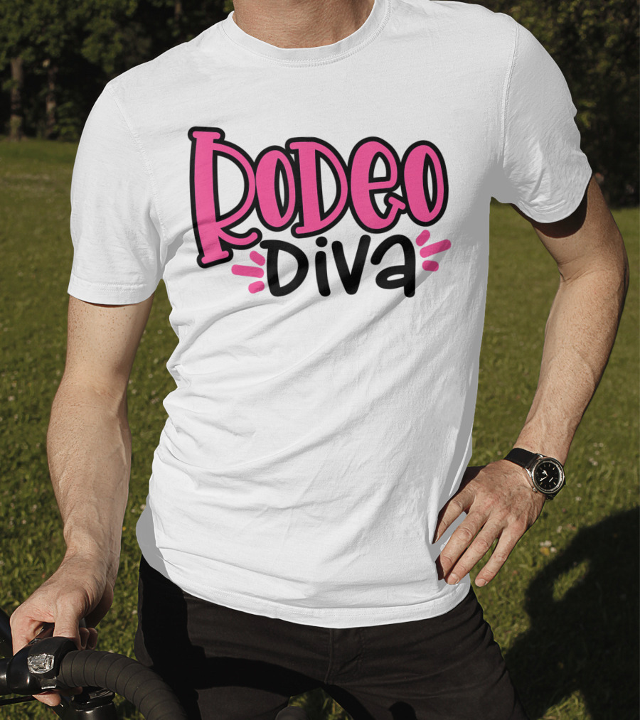 Rodeo Diva Country Cowgirl Princess Girls Western T-Shirt