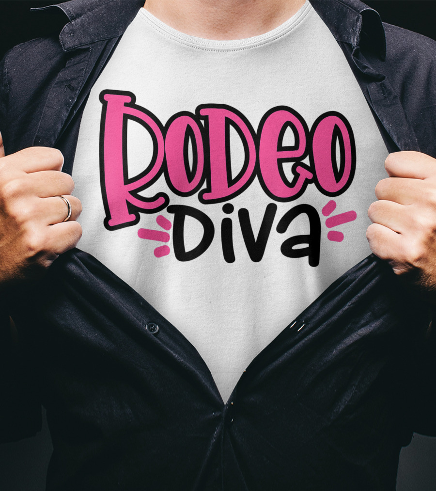 Rodeo Diva Country Cowgirl Princess Girls Western T-Shirt