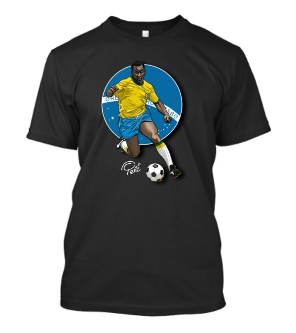 Pele Soccer Brazil Player Ordem E Progresso T-Shirt