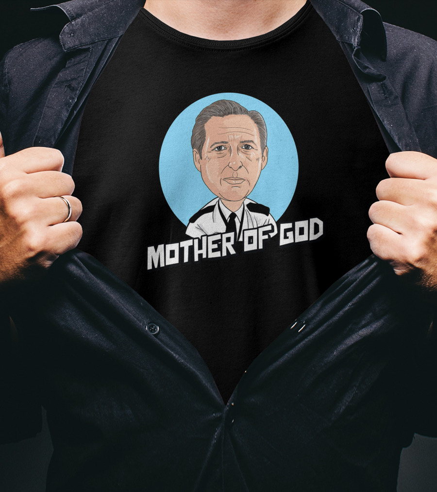 Mother Of God Line Of Duty Cartoon Caricature T-Shirt