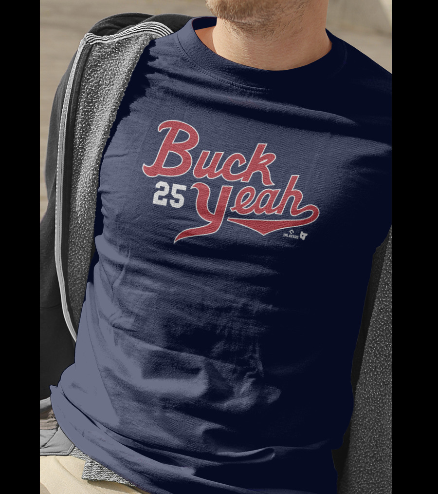Buck Yeah 25 Players Navy Blue T-Shirt
