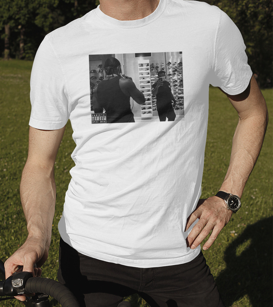 Jidion Merch PICTURE Parental Advisory Mirror Selfie Sneaker Store T-Shirt